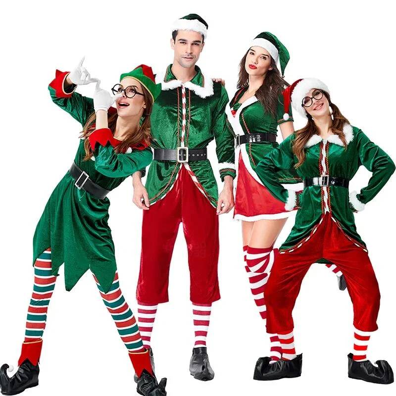 Anime Cosplay Couple - Disfraz de Papá Noel, Disfraz de