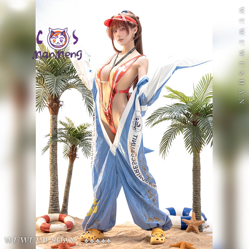 Anime Cosplay Jumpsuit - Traje de baño Marciana NIKKE, disfraz