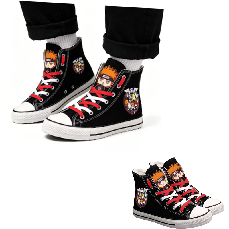 Anime Cosplay Idea - Zapatos de lona de caña alta