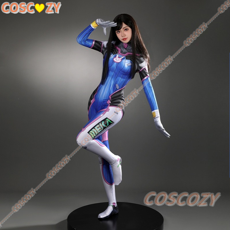 Anime Cosplay Jumpsuit - Traje completo de cosplay de D.Va