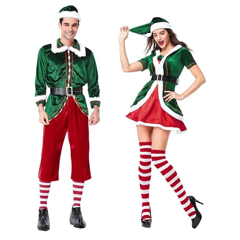 Disfraz de Papá Noel, Disfraz  - Anime Cosplay Couple reseña y precio