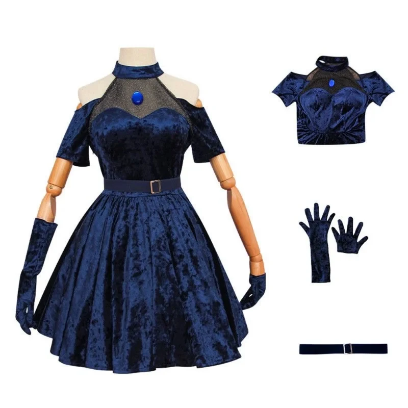 Disfraz de Cosplay Mizi 2026,  - Anime Cosplay Blue Hair reseña y precio