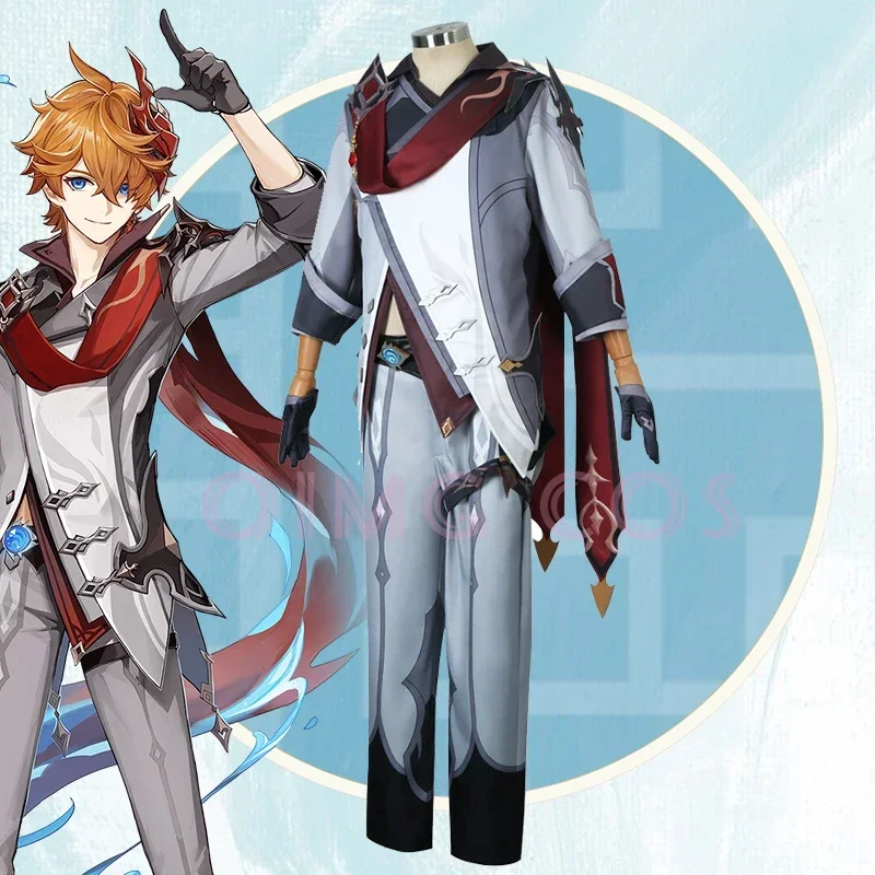 Genshin Impact Tartaglia Cospl - Anime Cosplay Jumpsuit reseña y precio