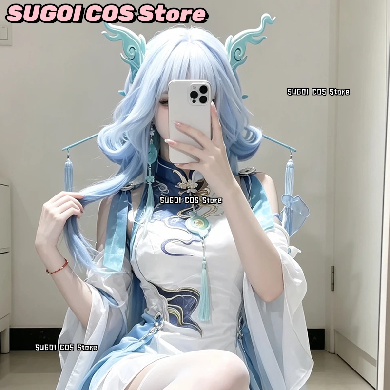 C921 Peluca de Cosplay de Anim - Anime Cosplay Blue Hair reseña y precio