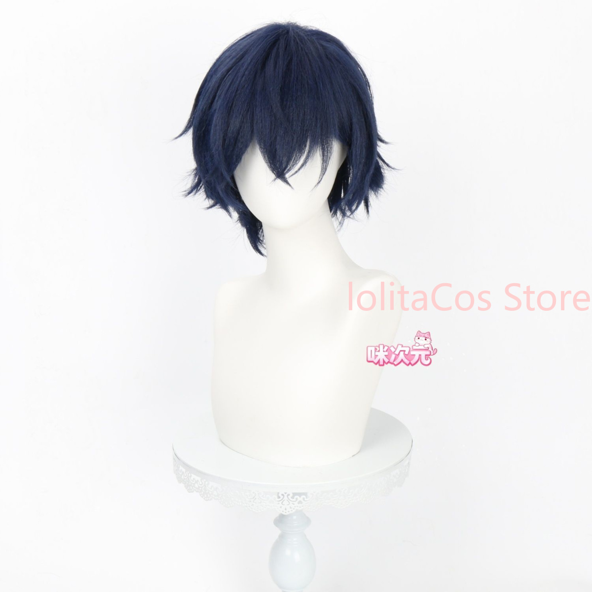 Peluca de Cosplay de Valeriy d - Anime Cosplay Blue Hair reseña y precio