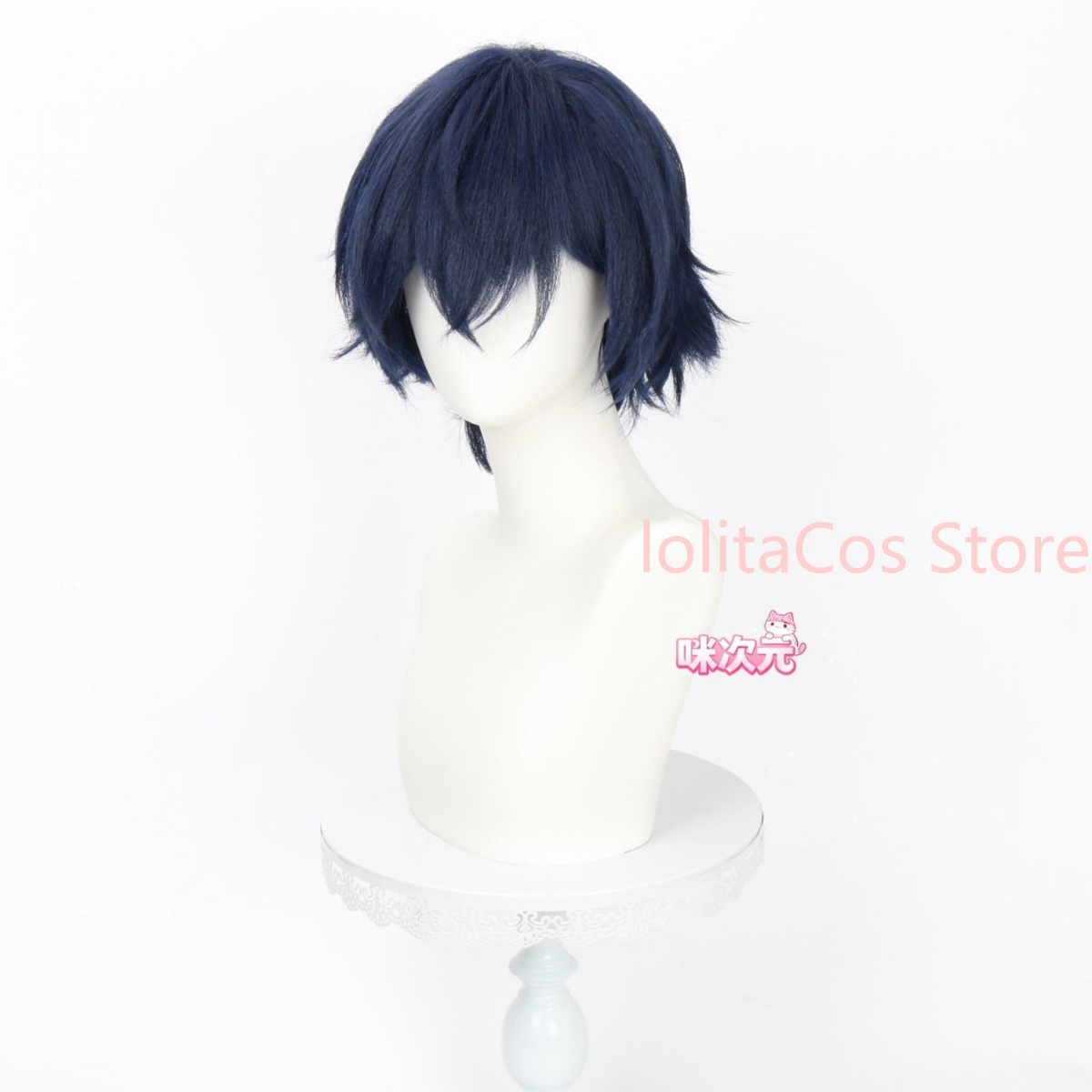 Peluca de Cosplay de Valeriy d - Anime Cosplay Blue Hair reseña y precio