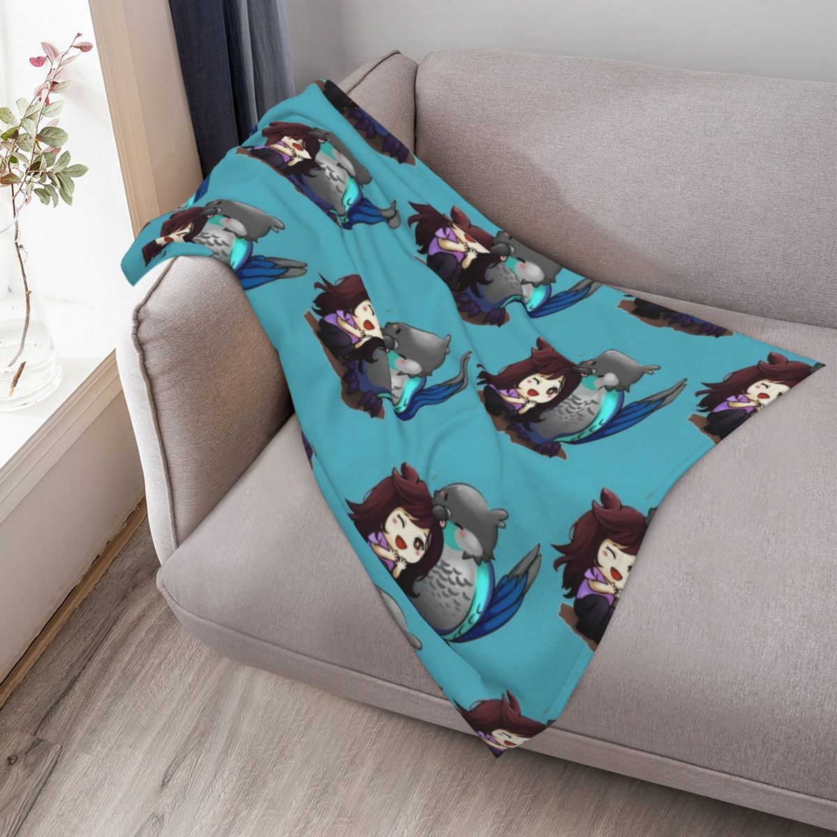 Manta decorativa con motivos d - Anime Cosplay Idea reseña y precio